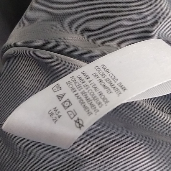 Calvin Klein Black Polyester Stand Up Collar Long Sleeve Zipper Front Jacket - Picture 8 of 14